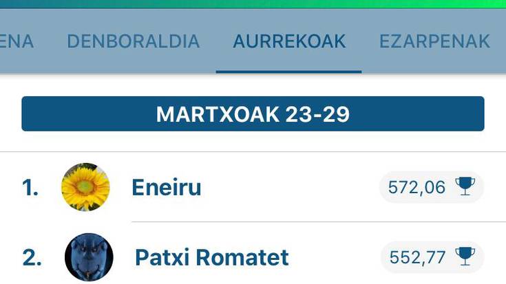 Eneiru garaile beste behin Egunean Behin jokoko Baleikeren taldean