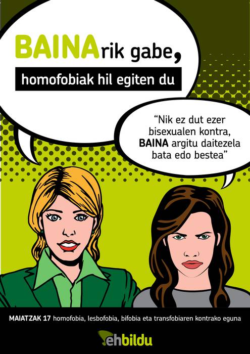 Maiatzak 17 homofobia, lesbofobia, bifobia eta transfobiaren kontrako eguna