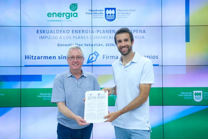 Energia planak sustatzeko aldundiaren diru laguntza jaso du Urola Kostako Udal Elkarteak