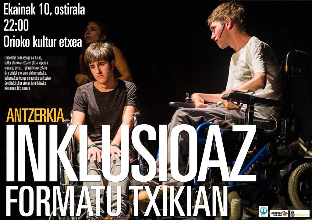 'Inklusioaz, formatu txikian' antzezlana