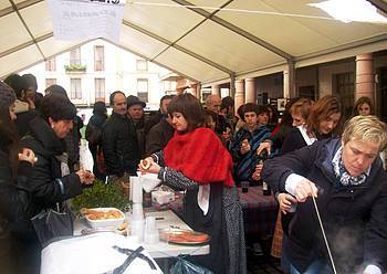 Santomasak Getarian, Zarautzen eta Zumaian