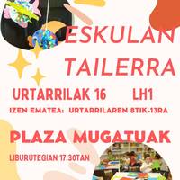 Eskulan tailerra LH1-eko haurrentzat