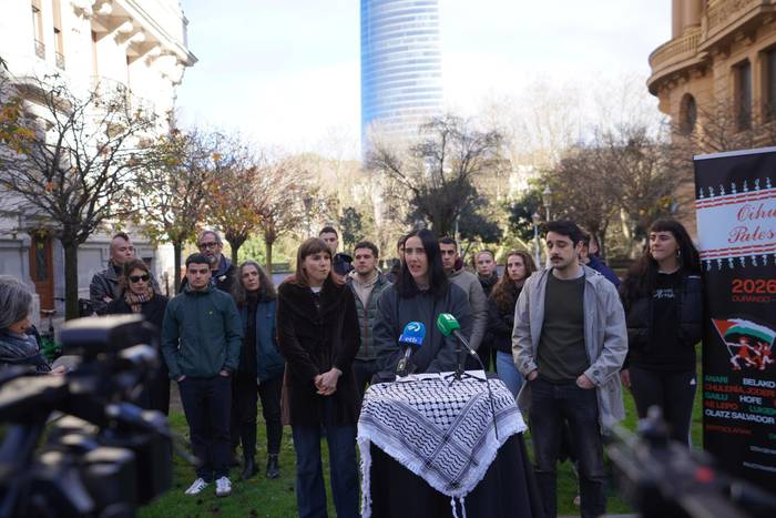 Oihu Bat Palestinara kultur ekimena, martxoaren 21ean Durangon