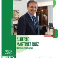 Solasaldia: Alberto Martinez Ruiz Osasun sailburua