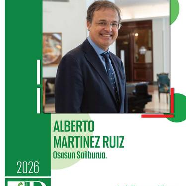 Solasaldia: Alberto Martinez Ruiz Osasun sailburua