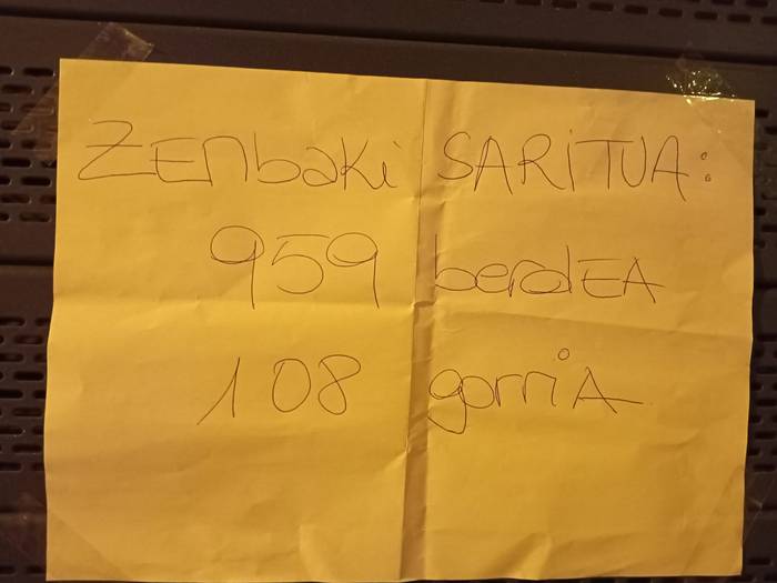 Euskaltegiko otarreak badu zenbaki sariduna