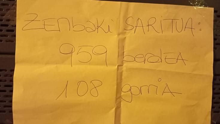 Euskaltegiko otarreak badu zenbaki sariduna
