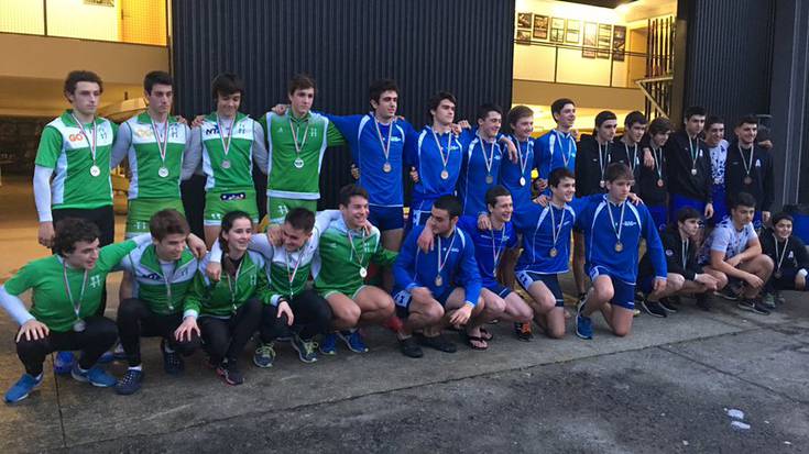 Zarauzko jubenilen zortzikoak urrezko domina eskuratu du Euskadiko Txapelketan