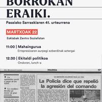 'Oroimena borrokan eraiki' Pasaiako Sarraskiaren 41. urteurren ekitaldia