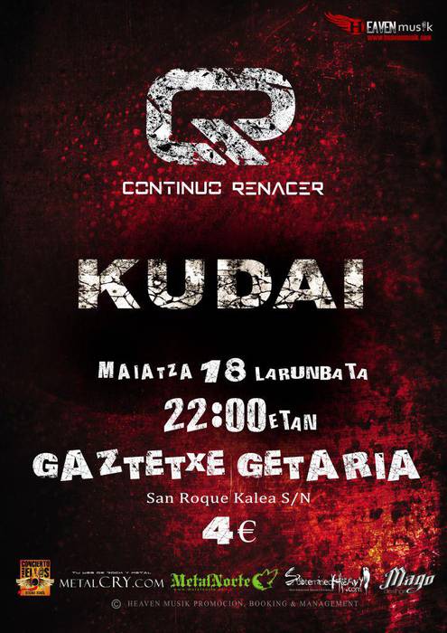 Kudai eta Continuo Renacer taldeen kontzertuak bihar, Getarian