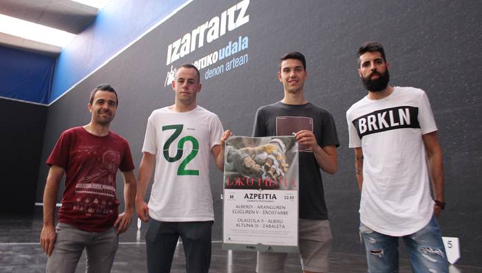 San Inazio eguneko Azpeitiko pilota jaialdirako sarrerak eros daitezke dagoeneko