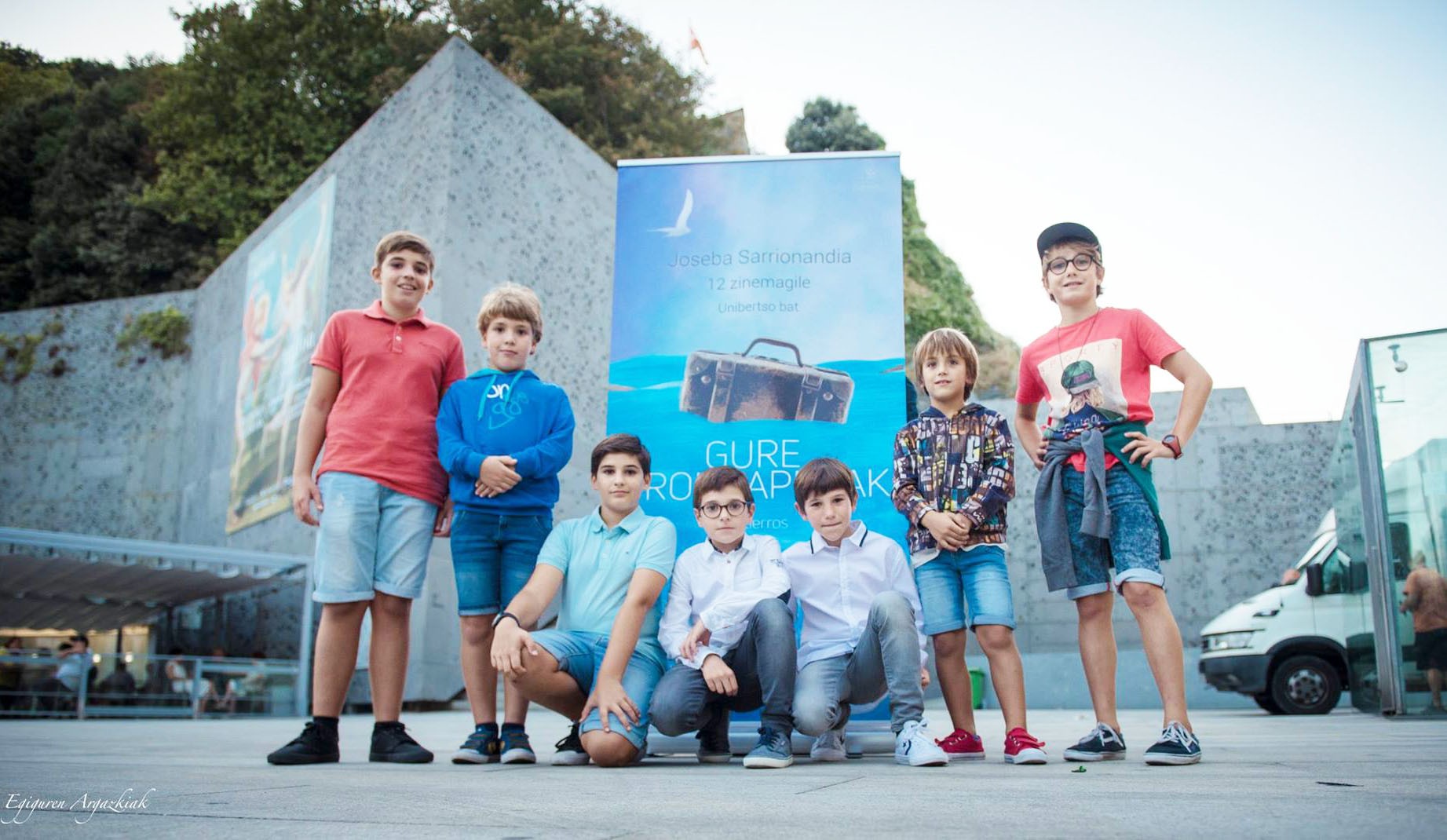 Irudia: Orioko eta Aiako aktore gaztetxoak Zinemaldian 