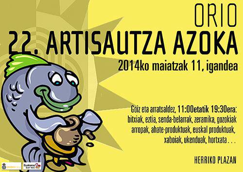 Artisau azoka egingo da maiatzaren 11n Orion