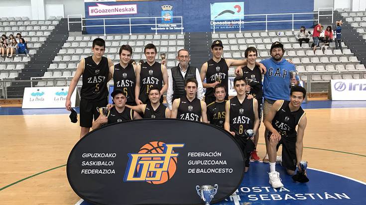 ZASTeko junior mutilek Gipuzkoako Txapelketa irabazi dute