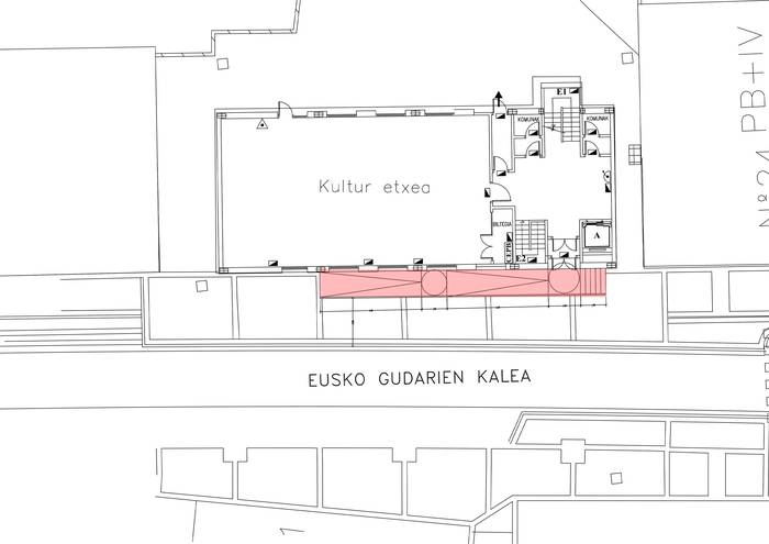 Astelehenetik aurrera kultur etxeko sarrera obretan egongo da