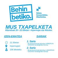 Zumaiako Sareren mus txapelketa