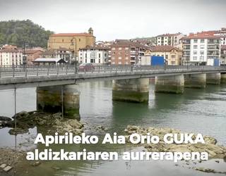 Apirileko Aia-Orio Guka aldizkariaren aurrerapen bideoa