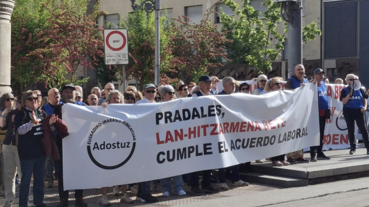 Bihar Azpeitira iritsiko da irakasle jubilatuen Adostuz elkartearen aldarrikapen itzulia
