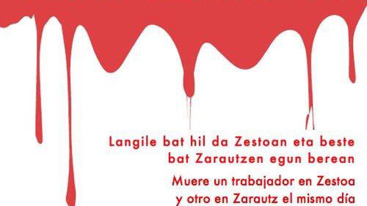 Elkarretaratzea, lan heriotza salatzeko