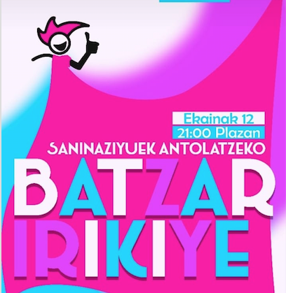 Saninazioak antolatzeko batzar irekia