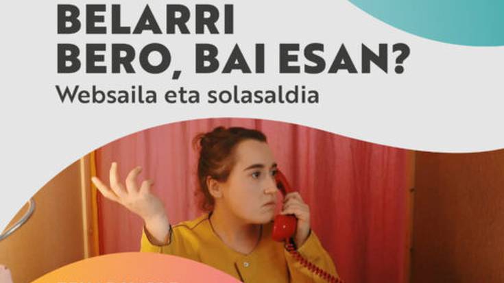 'Belarri bero, bai esan?' websaila eta solasaldia