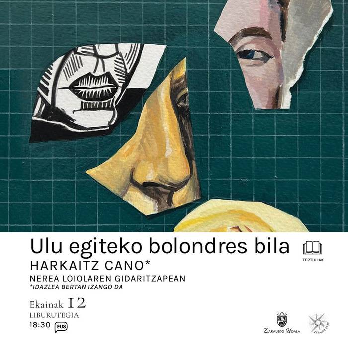 Literatur solasaldia: 'Ulu egiteko bolondres bila', Harkaitz Cano