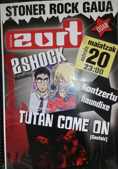 Tutan Como On eta 2 Shock kontzertuak, Zurten