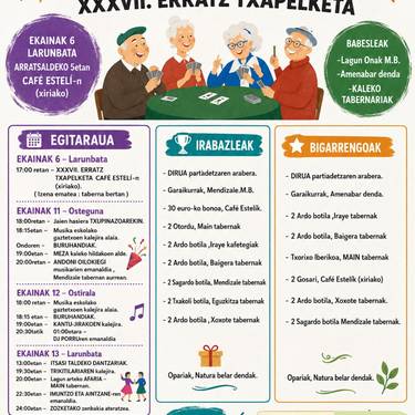 Elizkaleko jaiak: erratz txapelketa