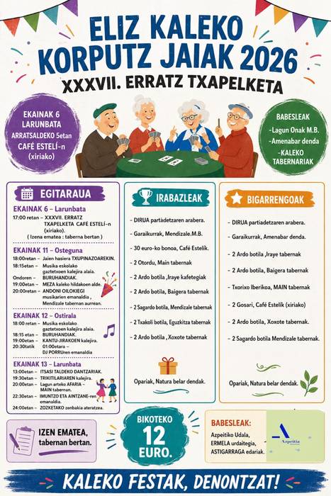Elizkaleko Korputz jaiak