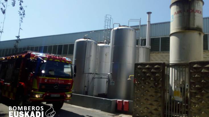 Sute txiki bat piztu da arratsaldean GKN enpresan