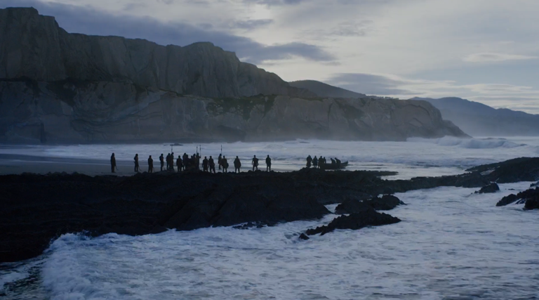 Itzurungo irudiak 'Game of Thrones'-en hirugarren kapituluan