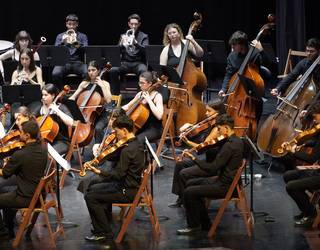 Euskal Herriko Gazte Orkestrak Baztartxon egin du geldialdia