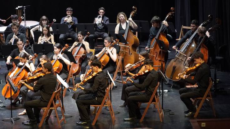Euskal Herriko Gazte Orkestrak Baztartxon egin du geldialdia