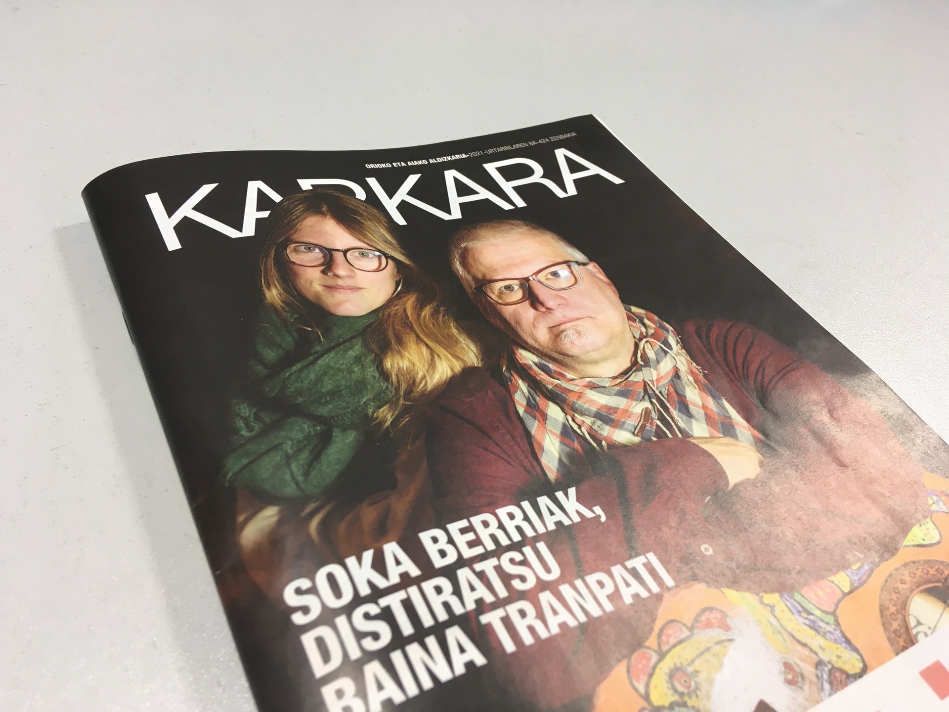 Sarean irakurri daiteke urtarrileko KARKARA aldizkaria