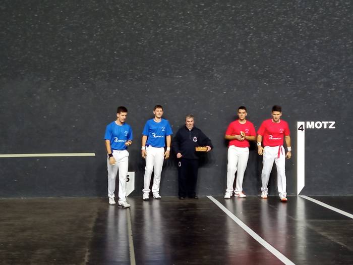 Sasiain-Garmendia eta Espinal-Alonso, soroperietako pilota txapelketaren finalera