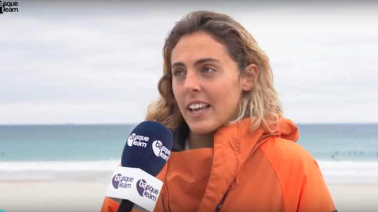 Nadia Erostarberen sentsazioak Caparicako Surf Fest txapelketa aurretik