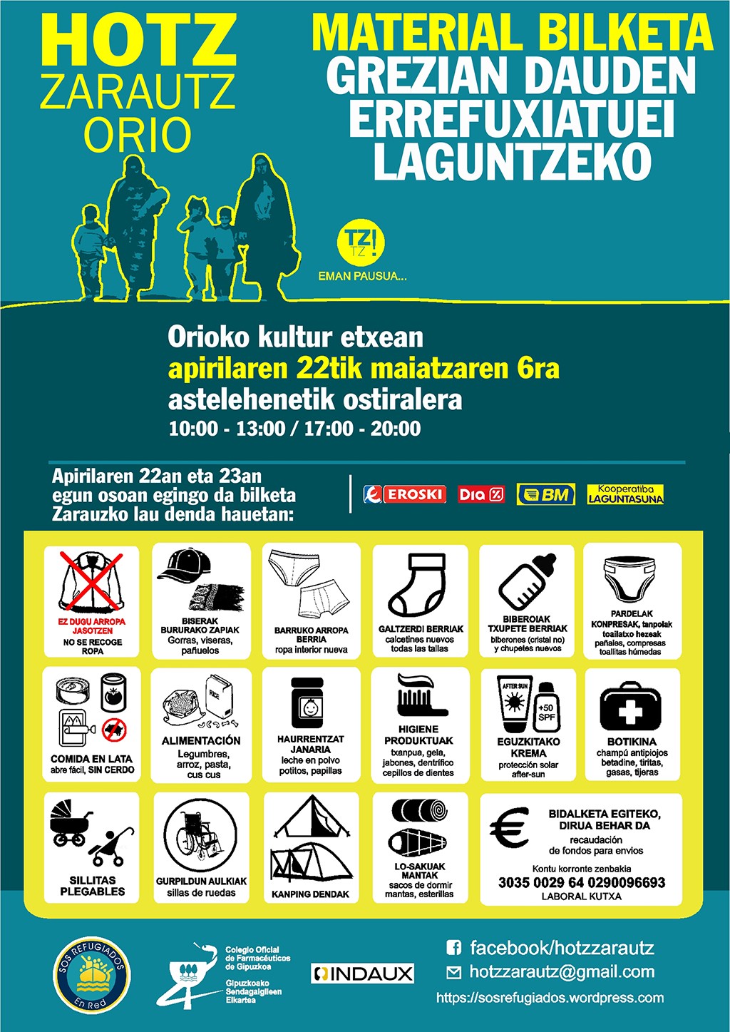 Errefuxiatuentzako laguntza