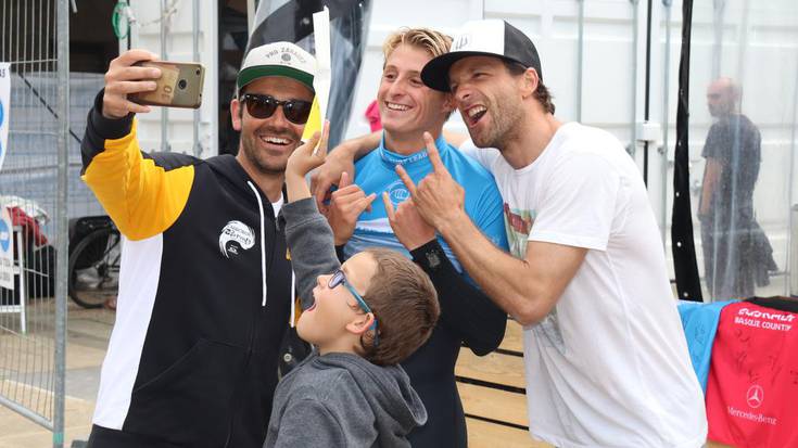 Cabreiroa Pro Zarautz txapelketa irudietan