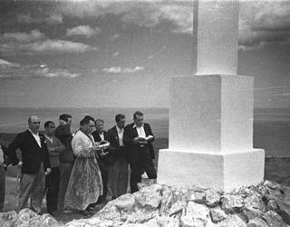 Pagoetako gurutzearen bedeinkapena 1936ean