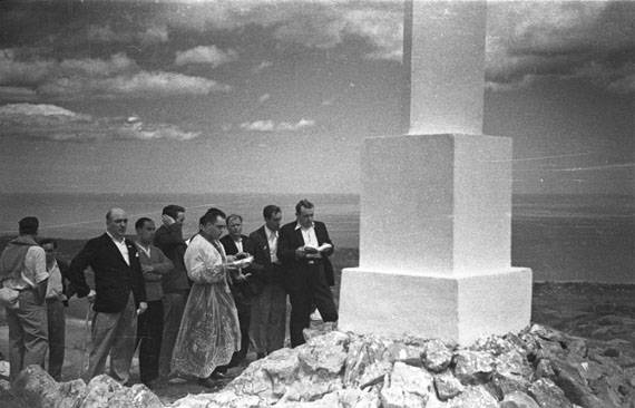 Pagoetako gurutzearen bedeinkapena 1936ean