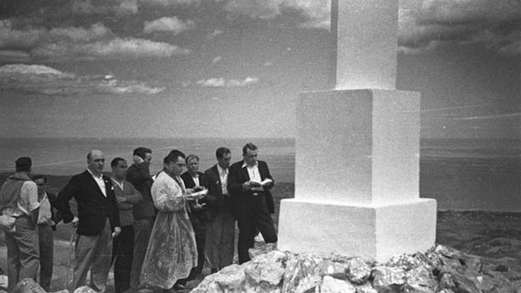 Pagoetako gurutzearen bedeinkapena 1936ean