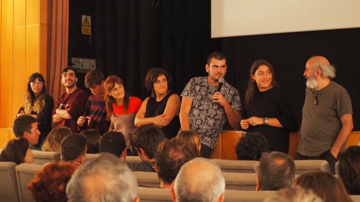 Arrakastatsua izan da 'Erroitz' film laburraren aurrestreinaldia Zumaian