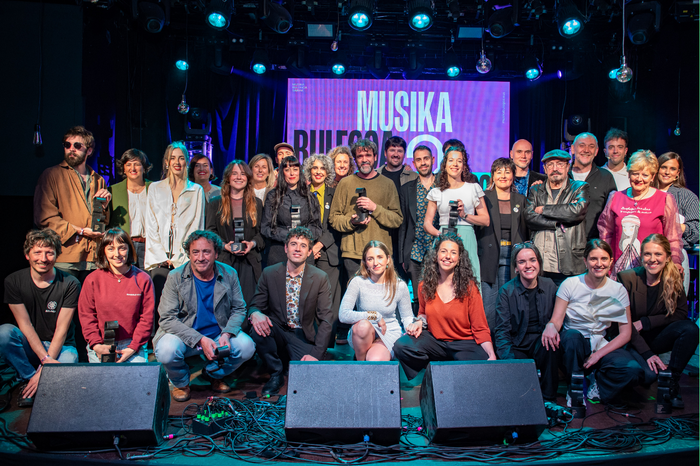 Benito Lertxundi eta Jagoba Astiazaran saritu dituzte Musika Bulegoaren IX. sariketan