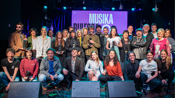 Benito Lertxundi eta Jagoba Astiazaran saritu dituzte Musika Bulegoaren IX. sariketan