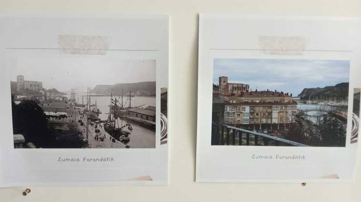 Alondegian ikusgai dago oraindik 'Zumaia lehen eta orain' erakusketa