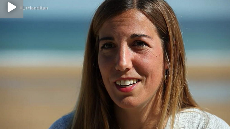 Bideoa: Esther Fernandez 'Ur handitan' saioan
