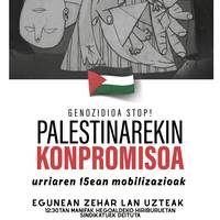 Gernika-Palestinaren elkarretaratze zaratatsua