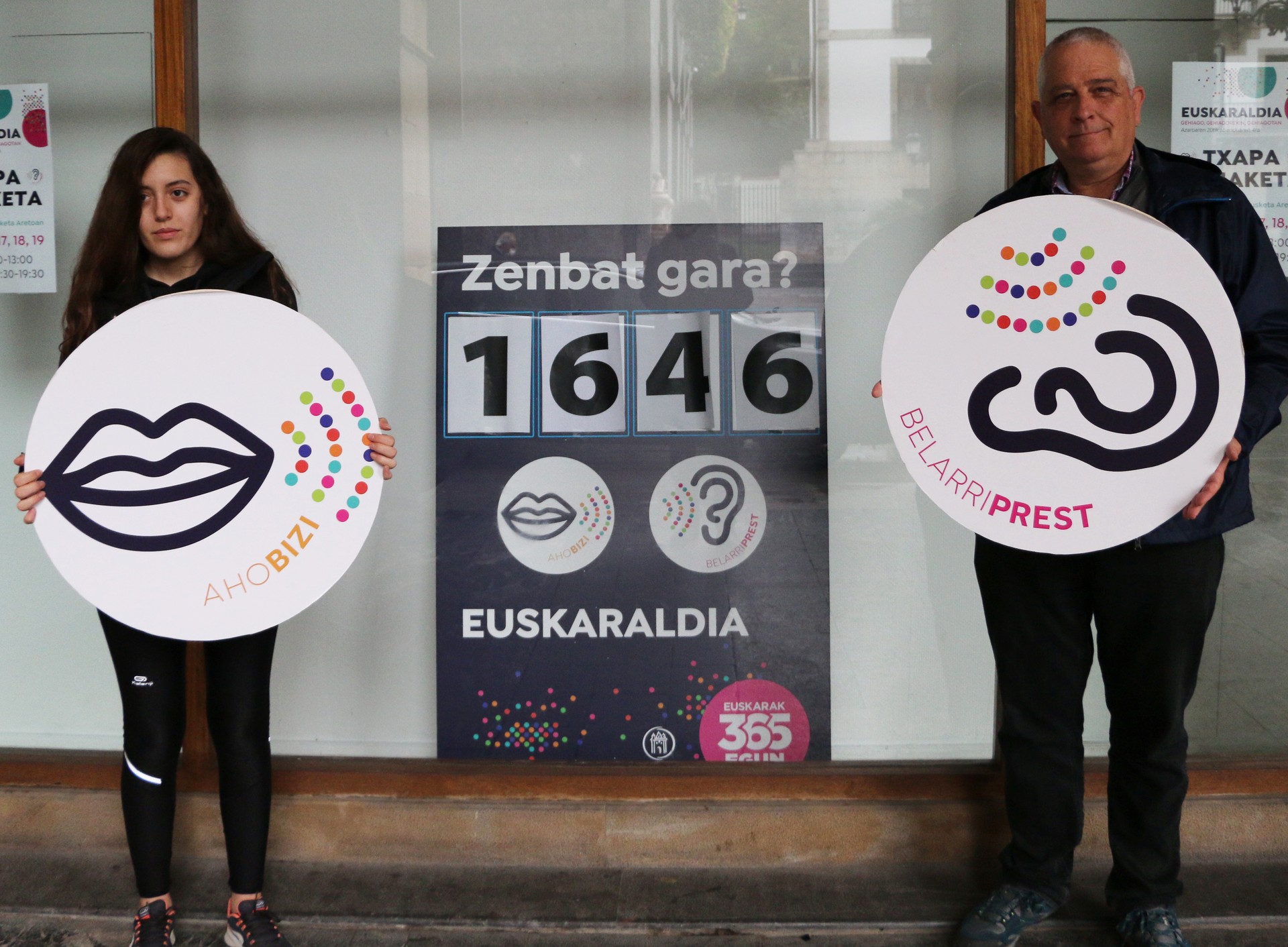 Ahoa bizi eta belarria prest Euskaraldia hasteko