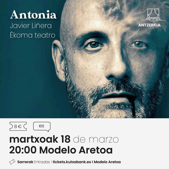 'Antonia' antzezlanerako bi sarrera bikoitz zozkatuko ditu Zarauzko Hitzak