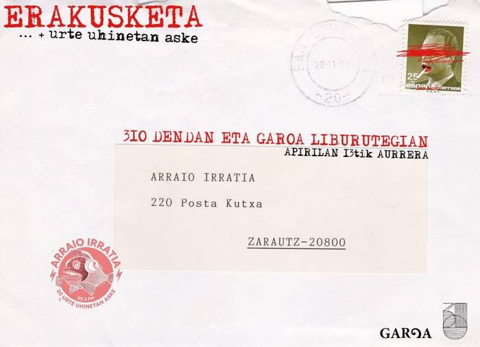 Erakusketa: '... + 20 urte uhinetan aske', Arraio Irratiaren erakusketa